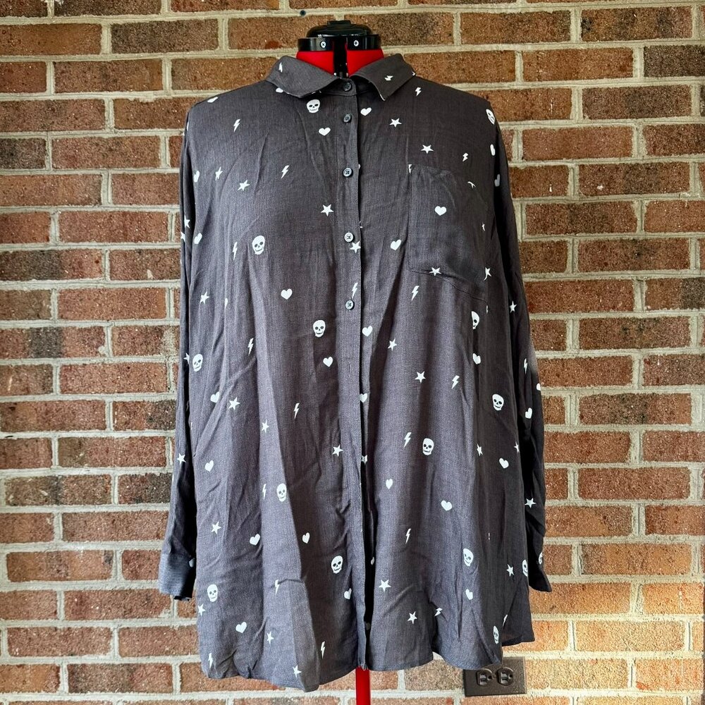 Torrid Button Down Top